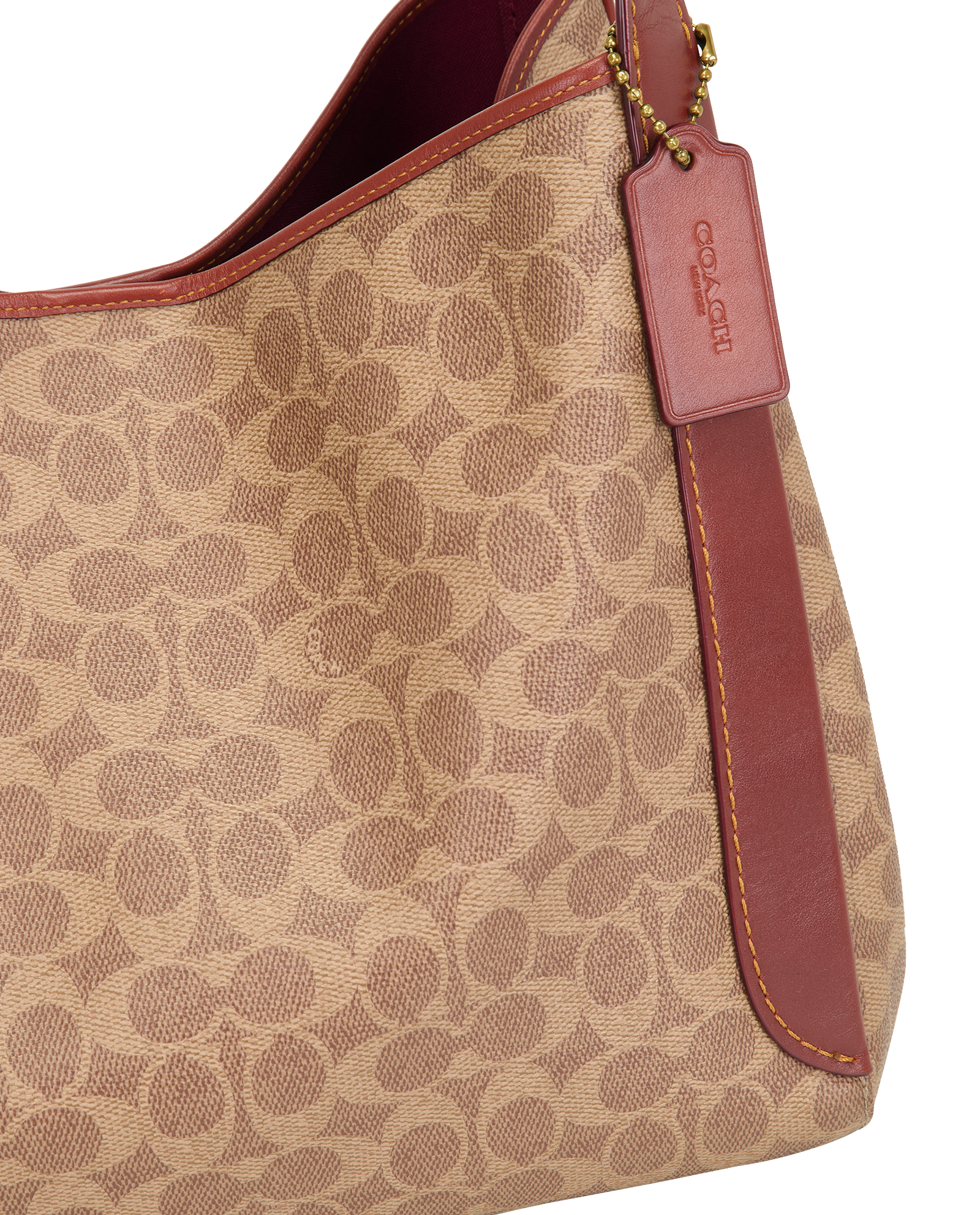 Hadley Hobo, &pound;180, Handbags, Beige, Canvas, Other view